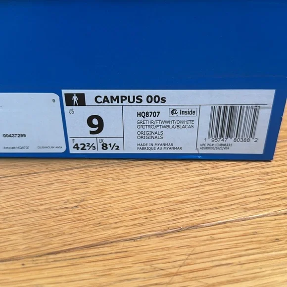 Adidas Campus 00s Light Grey Men’s 9 - Picture 5 of 5